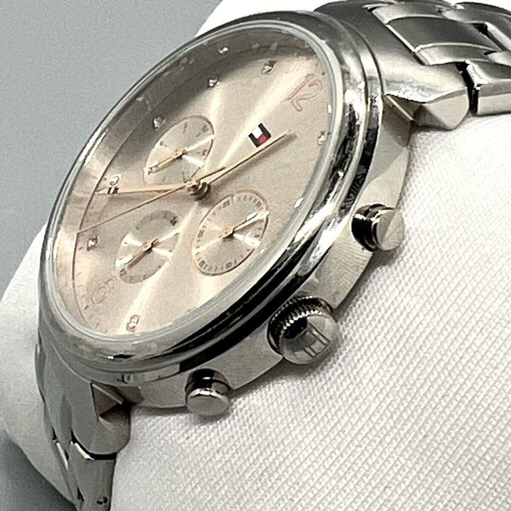 Tommy Hilfiger Multi Function Crystal Dial Stainl… - image 6
